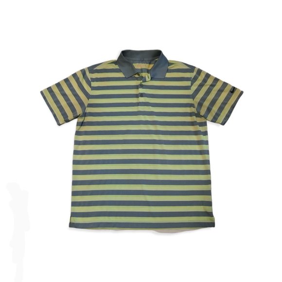 Nike Other - Nike Golf Dri-Fit Striped Polo Shirt M